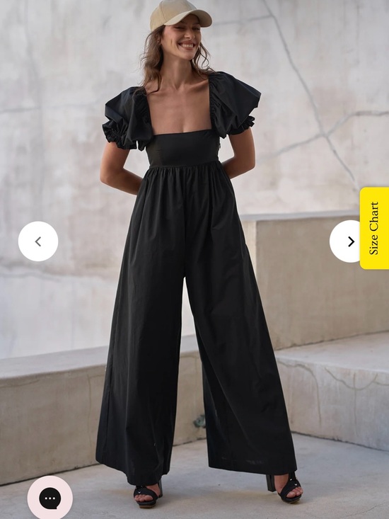 Selkie Pants - Selkie Black Hamptons Wide-Leg Jumpsuit